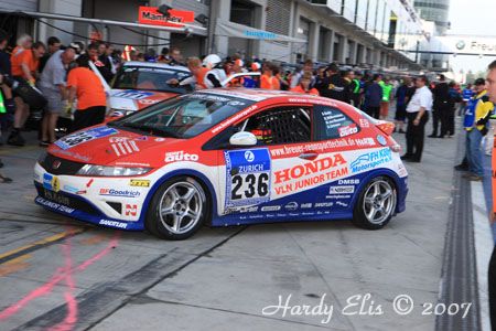 24h-Rennen 2007 - Boxengasse + Breitscheid Nacht 004