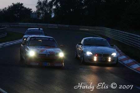 24h-Rennen 2007 - Boxengasse + Breitscheid Nacht 080