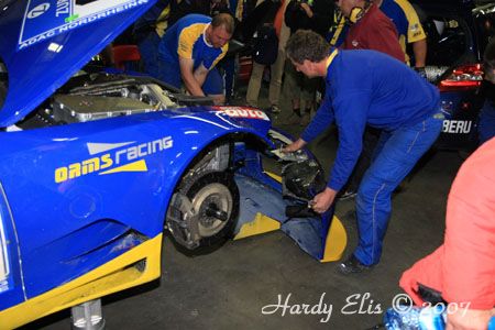 24h-Rennen 2007 - Boxengasse Nacht 33