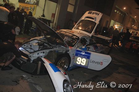 24h-Rennen 2007 - Boxengasse Nacht 58