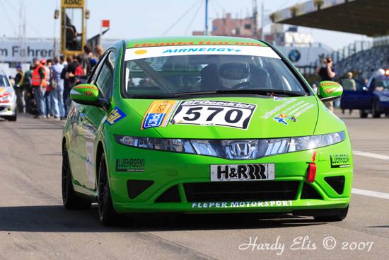 VLN 14-04-2007 02 Boxenausfahrt Startaufstellung 045
