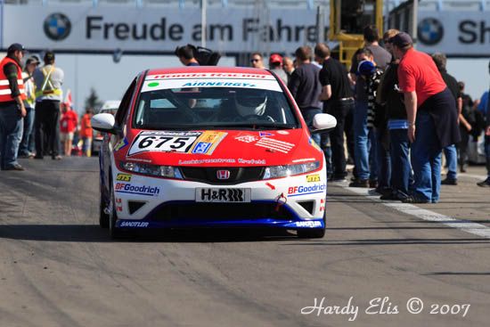 VLN 14-04-2007 02 Boxenausfahrt Startaufstellung 088