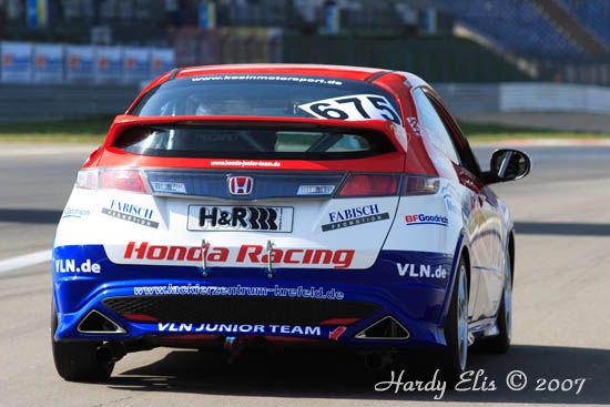 VLN 14-04-2007 02 Boxenausfahrt Startaufstellung 091