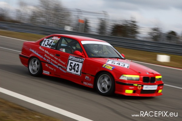 VLN-Test 15-03-2008 02 Mercedes-Arena 215